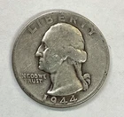 1944 Washington Quarter - Free Shippiong