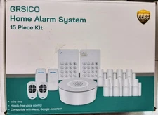 GRSICO Home Alarm System 15 Piece Kit WiFi Alarm System for Home Security