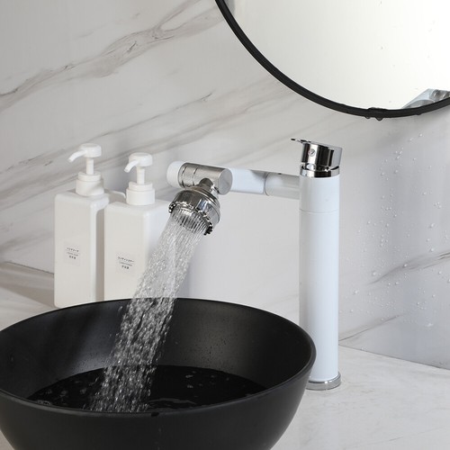 Grifo giratorio 360° para fregadero de cocina grifo mezclador grifos montaje en cubierta - Imagen 7 de 14
