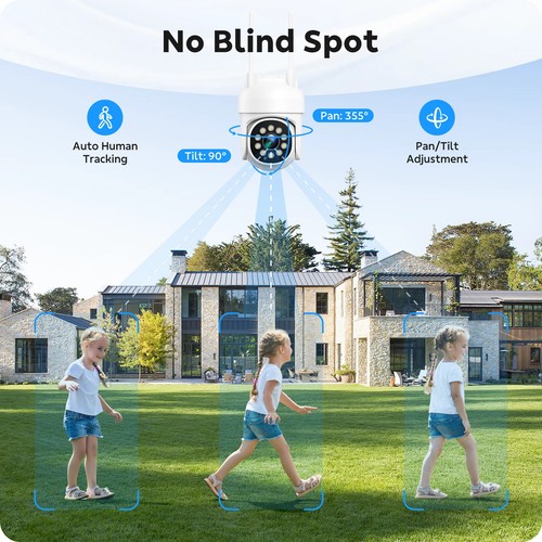 8Pcs PTZ Cameras & Wireless Security Camera System 16CH NVR CCTV Audio Recording - Picture 6 of 11