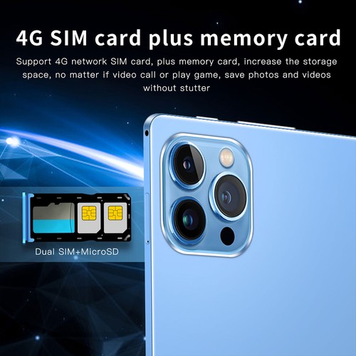 HD Tablet 10.1" – Android 13, WiFi 4GB RAM, 64GB Storage, 5000mAh, 2MP+5MP Blue - Picture 8 of 8