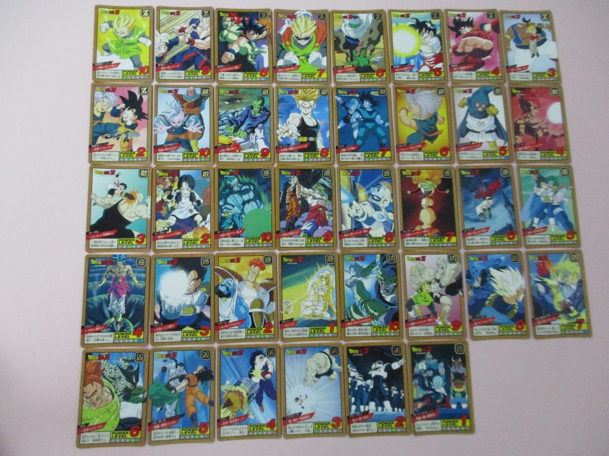 Dragonball Dragon ball Z Power Level Battle 8 Regular Card Set | eBay