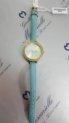 Orologio donna solo tempo OTTAVIANI WATCH farfalla pelle e oro. Originale |  eBay