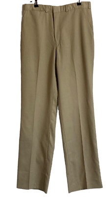 WORKWEAR Trousers Mens Waist  77cm W30 L32 Office Pants 4 Pockets Khaki AUS Made