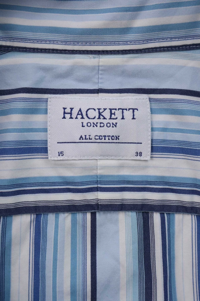 Hackett London Classic Long Sleeve Striped Shirt Size M - Image 2 of 3