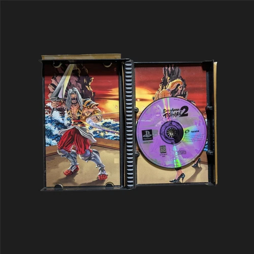 PlayStation Battle Arena Toshinden 2 Game PS1 Fighting Takara Retro Original Box