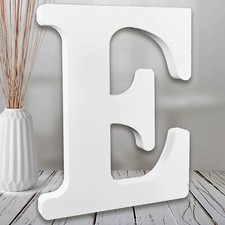 AOCEAN 8 Inch White Wood Letters, Unfinished Wooden Letters for Wall MAGA Dec...