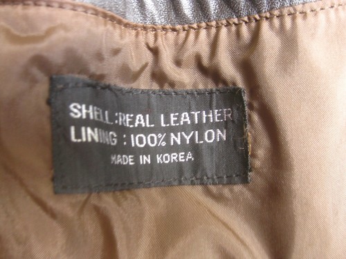 VINTAGE LEATHER TRENCH COAT 40 38 long distressed retro real military soft - Picture 19 of 19