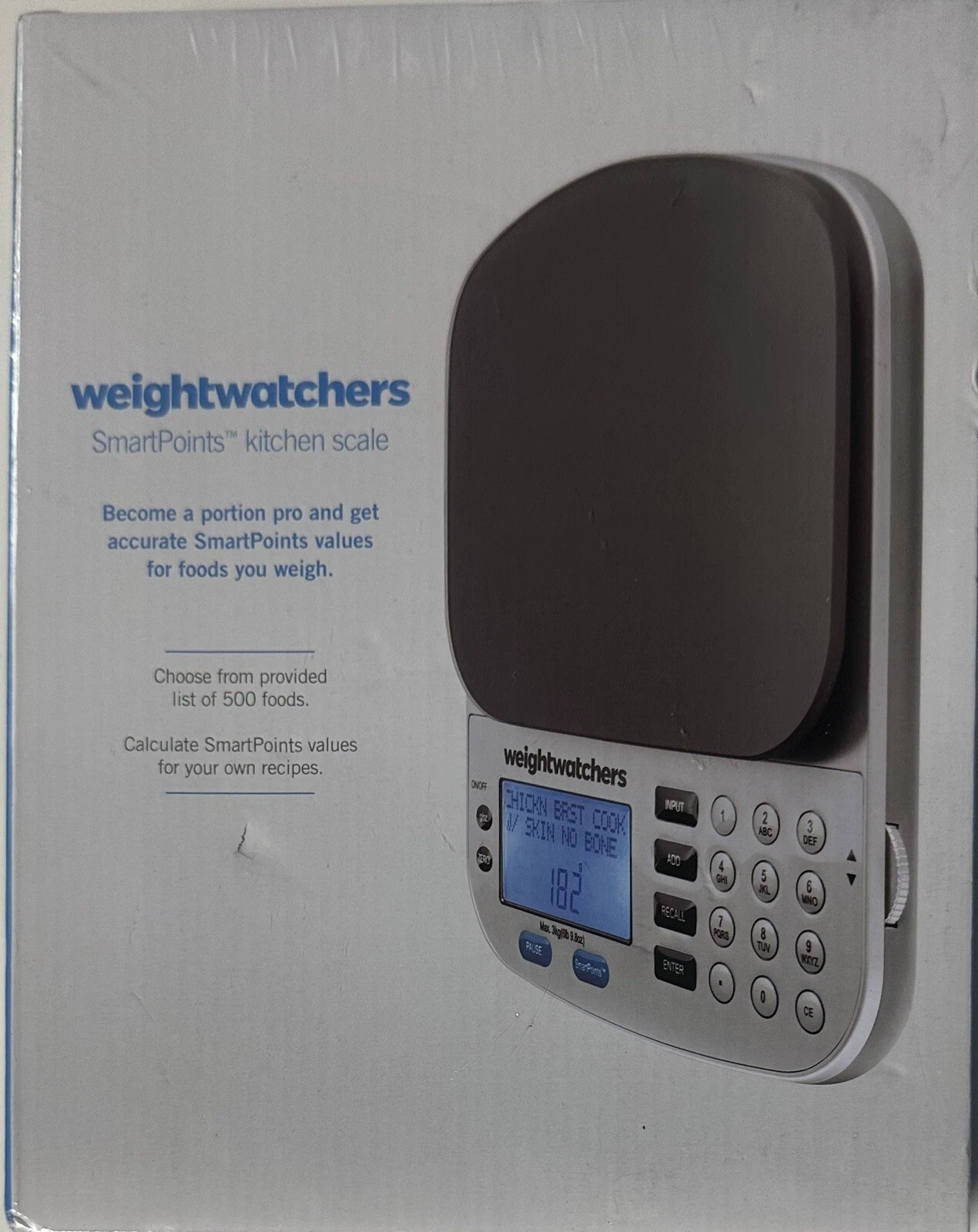 WEIGHT WATCHERS SMARTPOINTS KITCHEN SCALE- UNUSED OPEN BOX