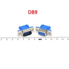 DB9 DIY 9-pin Serial D-Sub Connector Crimp Connectors- Male Female Plug