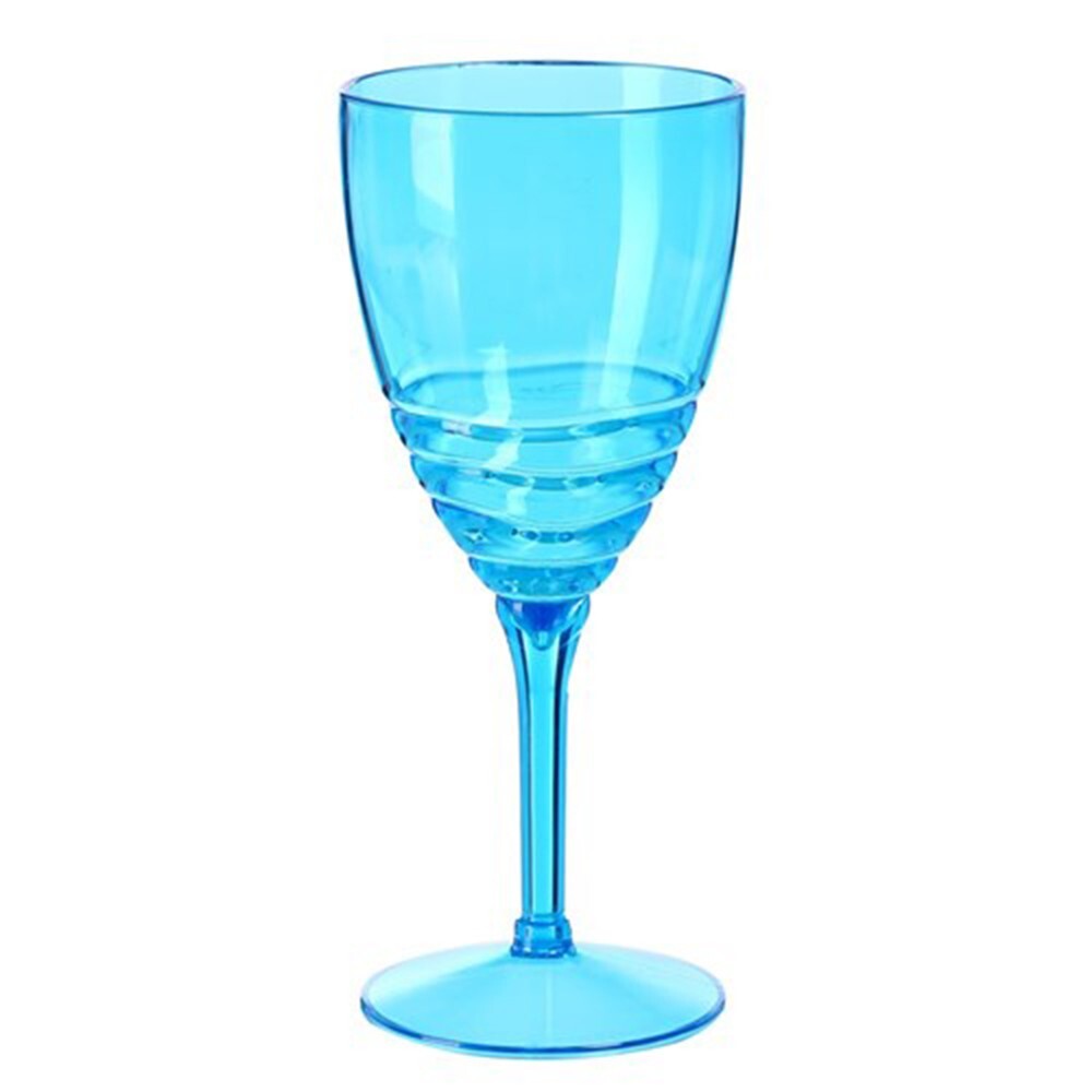 3 x Reusable Plastic Wine Glasses Drinking Flute Martini Goblet Party