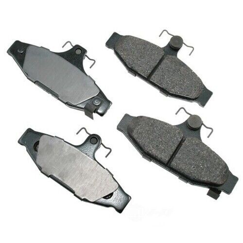 Rear Akebono ACT413 Ceramic Brake Pads Corvette Camaro Firebird - Foto 1 di 1