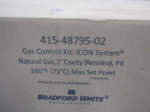 Bradford White Gas Control Valve Kit ICON System 415-48795-02 Natural Gas New - Picture 3 of 5