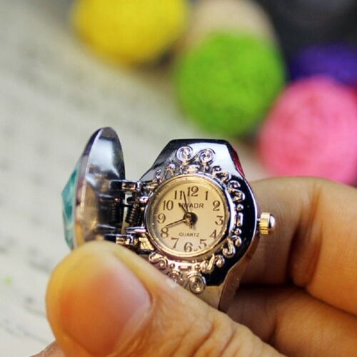 Alloy Digital Couple Watch Ring Quartz Round Quartz Finger Rings  Men - Picture 1 of 17