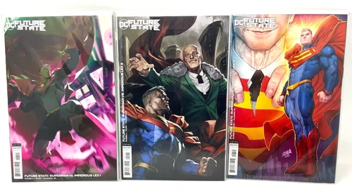 Future State Superman vs. Imperious Lex Complete Set #1-3 DC 2021 Covers B