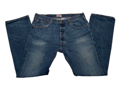 Levi's 501 Men's 0690 Medium Wash All Cotton Button-Fly Denim