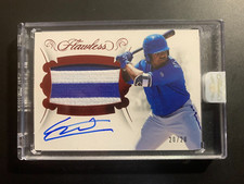 VLADIMIR GUERRERO JR 2018 PANINI FLAWLESS AUTO AUTOGRAPH RATCH ROOKIE RC #20/20
