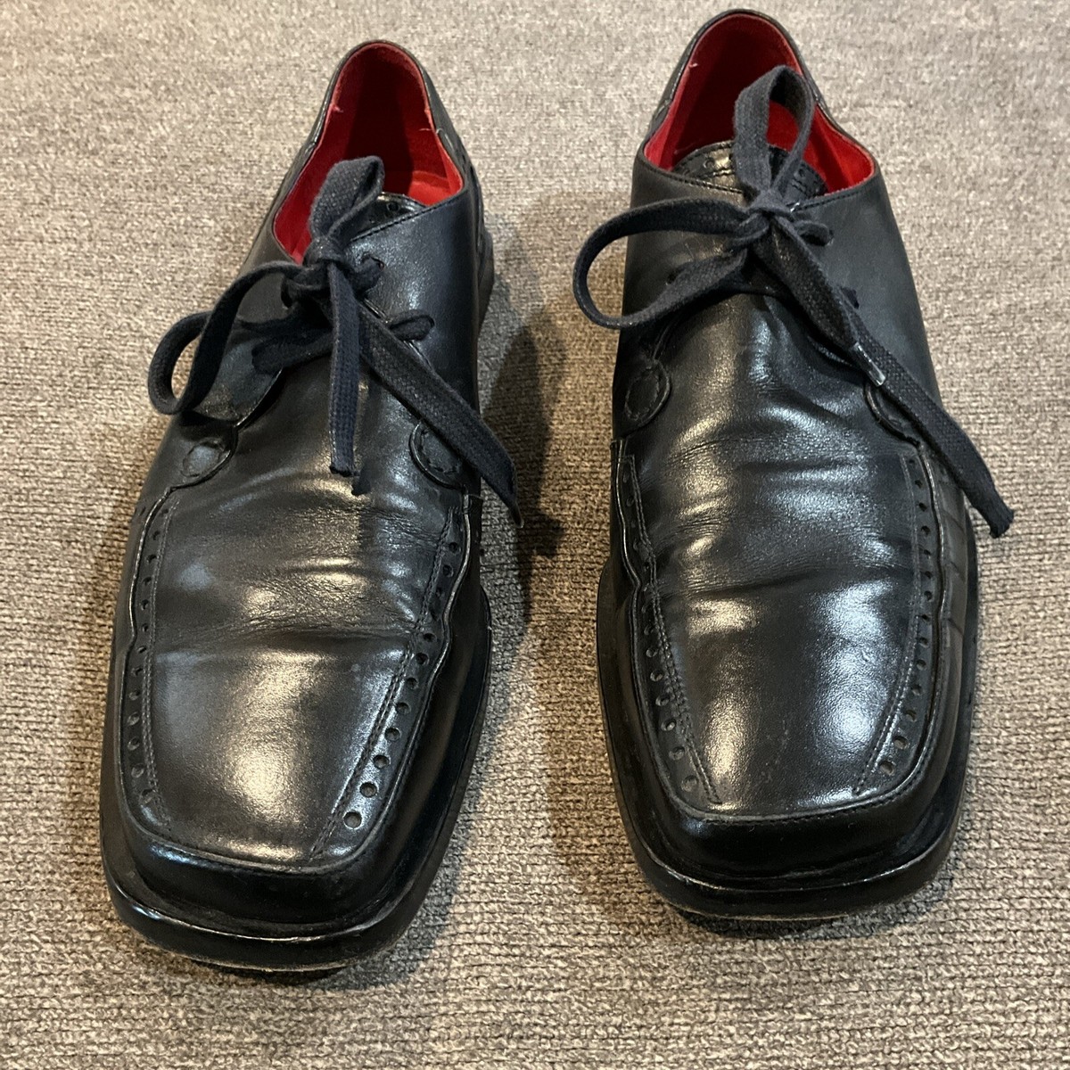 Oliver Sweeney Black Leather Derby Shoes UK 10 US 11 EU 44  display picture 2