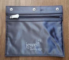 NEW Thirty-One 31 Jewell Zipper Pocket City Charcoal Pouch 31