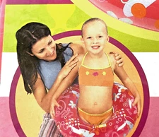 2004 BARBIE 20 INCH SWIM RING DISCONTINUED MATTEL INC. FACTORY SEALED PINK