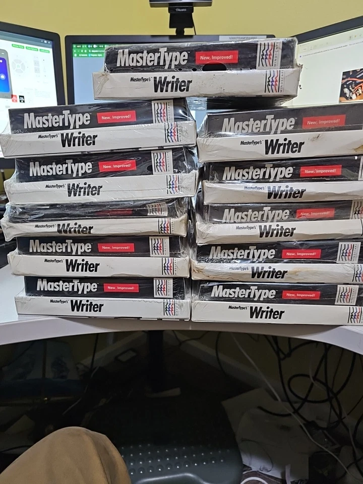 New Sealed Master Type Rom Cartridge For Commodore 64 Computer Brand Typing Game - Image 3 of 3