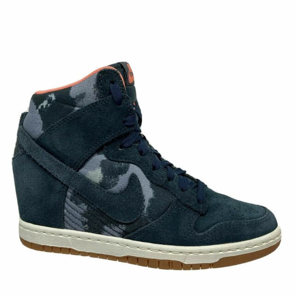 Size 6.5 - Nike Dunk Sky High Print Armory Navy for sale online | eBay