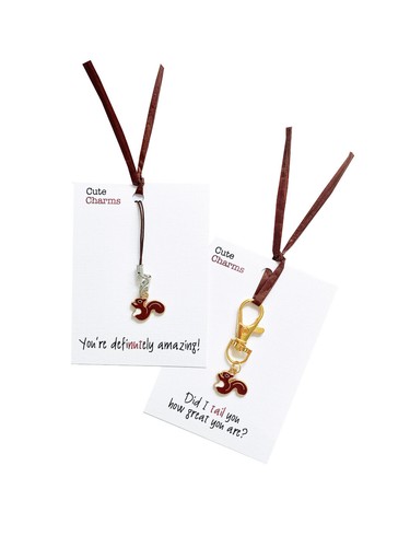 Urocze charmsy! FOX zapięcie/telefon charm. Różne slogany. Idealny do well done itp! - Zdjęcie 15 z 21
