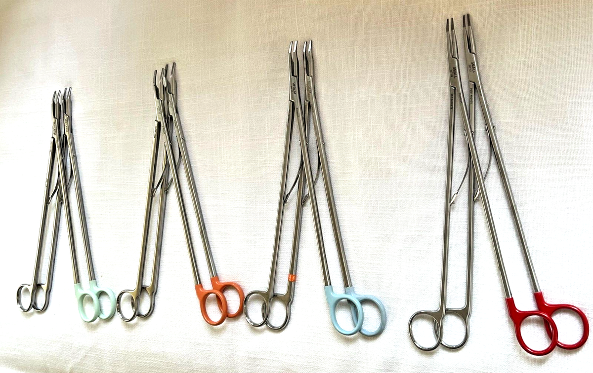 Set of 8 Weck 437111 Horizon Large Open Ligating Clip Appliers 11