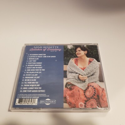 Mimi Bessette Lullabies Of Broadway Act 2 CD musical record album