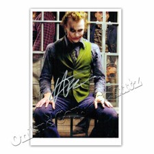 Heath Ledger als Joker in Batman ++ Autogrammfoto