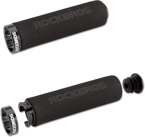 ROCKBROS Sponge Shockproof Bike Handlebar Handle Grips BMX MTB Moutain Bicycle - Picture 5 of 17