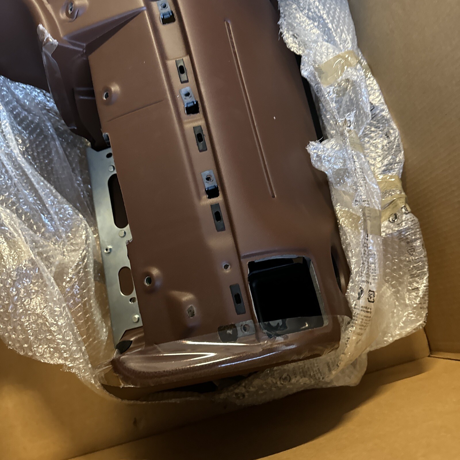 09-17 Maserati Gran Turismo S Front Dashboard Dash Cover Panel Brown Oem New (N)