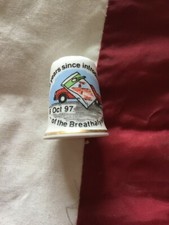 China thimble collectors piece. Introduction of the breathalyser 8 Oct 97