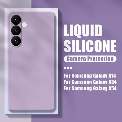 Funda de silicona líquida para Samsung S24 FE Ultra S23 S22 S21 cubierta blanda a prueba de golpes - Imagen 16 de 35