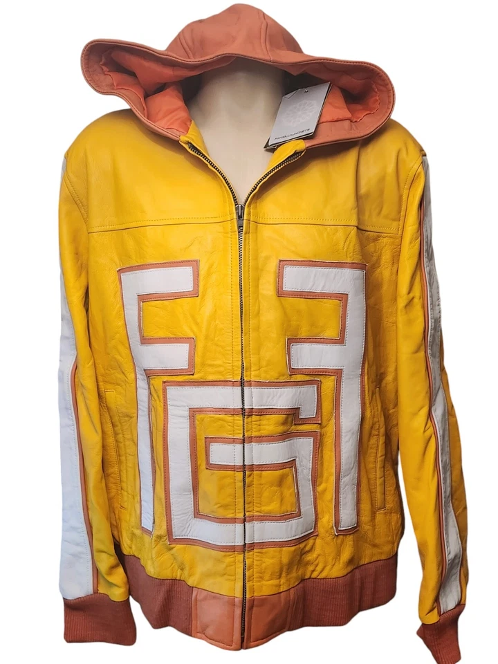 Chaqueta Fatgum de cuero real grande y alta - Juegos con disfraces My Hero Academia de Fanzilla Foto 4 de 4