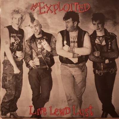 Exploited Live lewd lust (Vinyl) 12'' Album multi Coloured Vinyl lp