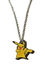 Pikachu Character Figure Enamel Metal Pendant Necklace