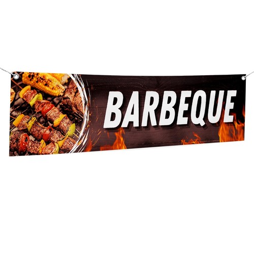 Outdoor Polyester Banner with 4 Holes, HD Printing for Food & Beverage Promo USA - Picture 14 of 151