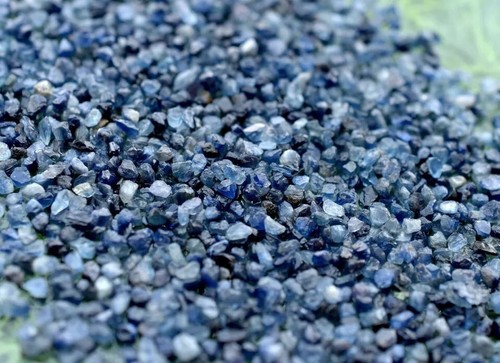 100 Ct Natural Burma Blue Sapphire Top Quality Facet Grade Raw Rough Lot - Picture 6 of 7