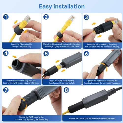 150W PoE Injector for Mini PoE Injector Splitter Power Over Ethernet Converter - Afbeelding 6 van 8