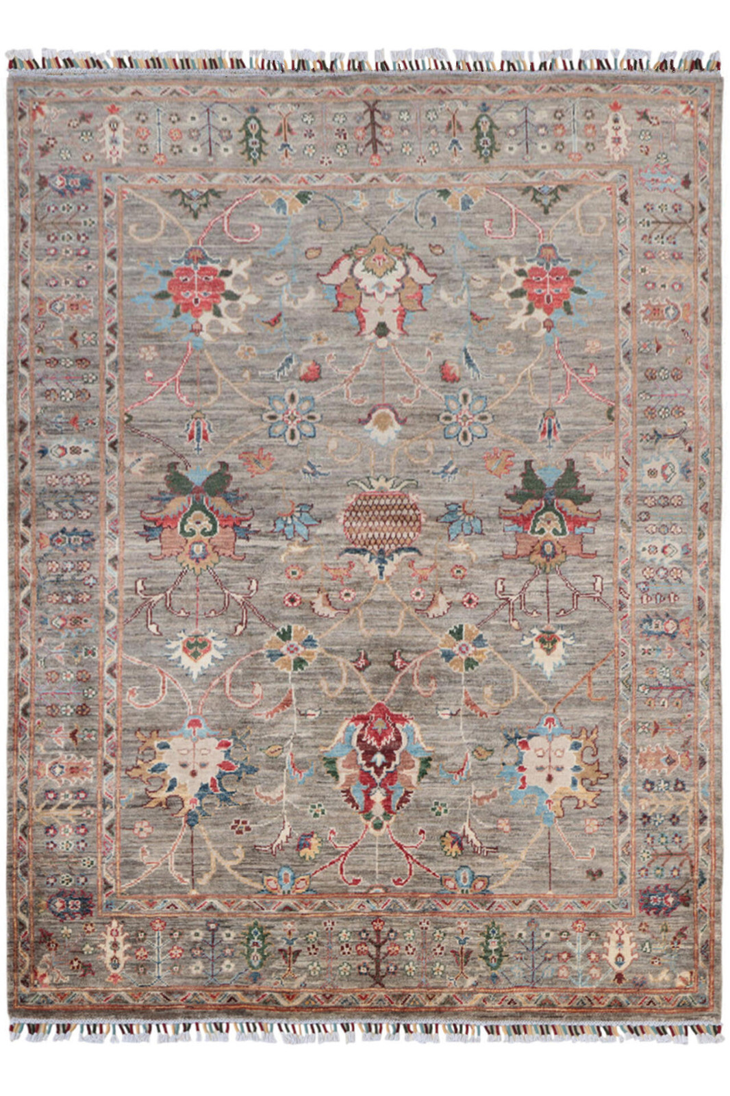 Teppich Orient Ziegler Ariana Khorjin 150x200 cm 100 Wolle Handgeknüpft Rug