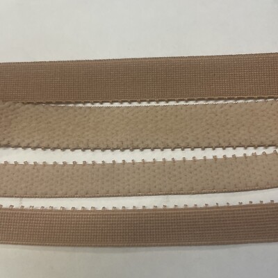 4 yards Nude Picot plush back Bra Elastic 3/4'' or 1/2''