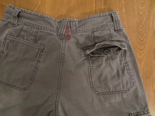 Vintage Op Men's Cargo Shorts Grey 30 Frayed Hem Skate Board Surf Sun Beach - Picture 11 of 15