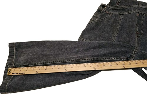 Quicksilver Roxy Jeans Bib Overalls Size Small Blue Denim - Picture 21 of 21
