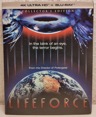 Lifeforce ('Die tödliche Bedrohung') UHD 4k + Blu-ray / Lim. US Slip Edition!