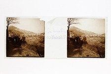 La Turbie France Plaque de verre positive émulsion decollée 1929