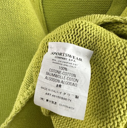 Suéter Jersey Stone Island Tejido Vintage 2004 Cremallera Completa Talla M - Imagen 9 de 12