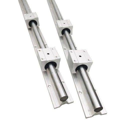 2xSBR16 1000mm Linear Silde Rail Guide Shaft 4xSBR16UU Support Bearing Blocks - Picture 5 of 16