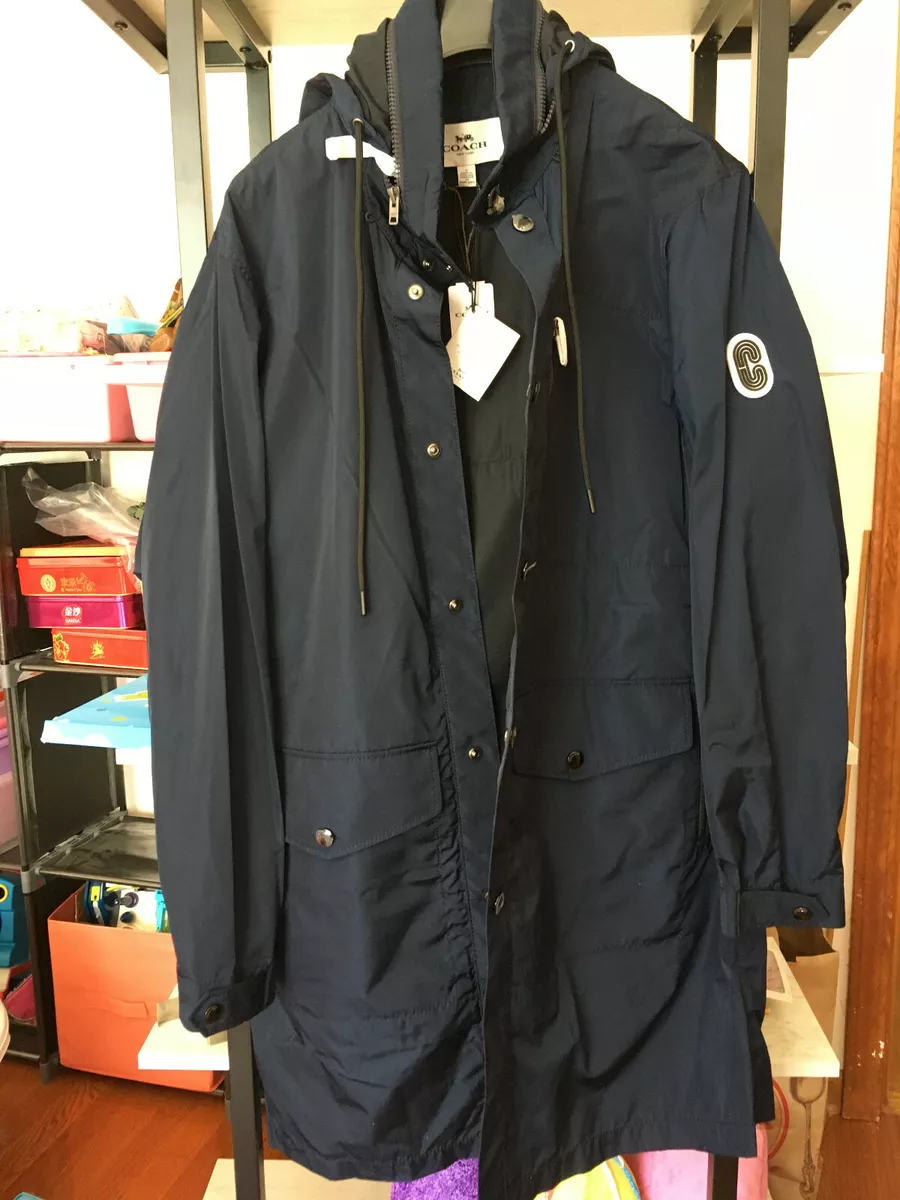 Coach mens hotsell overcoat