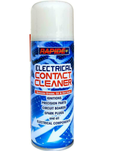 3 x 200ml Electrical Contact Cleaner Switch Clean Aerosol Spray Can Dirt Remover - Picture 1 of 2